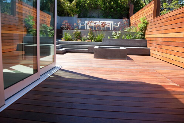 Brazilian teak outdoor hardwood decking & cladding